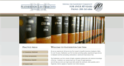 Desktop Screenshot of featherstonlaw.com